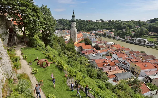 Blick von der Burg auf die Altstadt, Foto: Burghauser Touristik