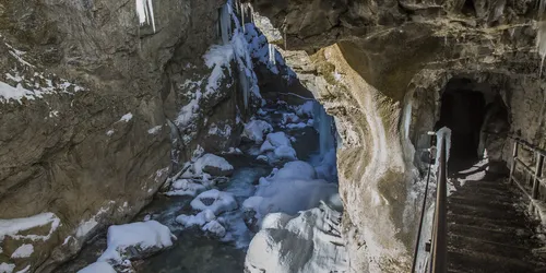 Winterliche Partnachklamm