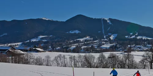 On snowshoes over the Hintere Hörnle 